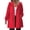 29# Red, variant on Fshiont Rain Jacket Women Striped Lined Hooded Lightweight Raincoat Outdoor Waterproof Windbreaker Army Green 4XL