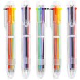 thumbnail image 2 of 6-Pack 6 in 1 Multicolor Ballpoint Pens, 0.5mm Retractable Ballpoint Pens, Multicolor Ink Pens, 2 of 5
