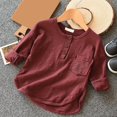 thumbnail image 5 of LNMQLPDBS Tops for Teens Girls Size 8 Tops Girls Dance Top Trendy Shirts Red Tshirt Girls Undershirts Size 10-12 Cute Winter Clothes, 6-7 Years, 5 of 5