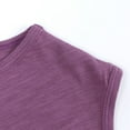 thumbnail image 5 of Chenyin Baby Toddler Boys Girls Tanks Tops Bamboo Cotton Sleeveless Tees Solid Color Vest Unisex Crewneck Summer T-Shirt for Kids 9M-7T, 5 of 7