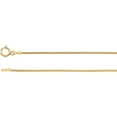 thumbnail image 2 of 7" 1.0 mm Round, Snake Chain in 14k Yellow Gold, 2 of 4