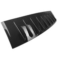 thumbnail image 4 of Ikon Motorsports Rear Roof Window Spoiler Wing Added on Bodykit Replacement Compatible With 2006-2011 Honda Civic 8th Gen Sedan 4-Door ABS Plastic Shark Fin Style Painted #NH547 Berlina Black, 4 of 8