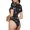 Ho-Ho-Ho 2, variant on CHARRO SUIT Womens One Piece Swimsuits Modest Tummy Control Bathing Suits Lace Up Slimming Swim Suit-X-Large