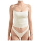 thumbnail image 1 of Camiseta sin mangas sexy de cuello cuadrado y tirantes ajustables para mujer - XS-XL, 1 of 8
