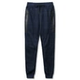 thumbnail image 1 of Ma Croix Mens Modern Jogger Pants with Zipper Pockets Solid Slim Fit Activewear, 1 of 6