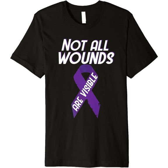 Domestic Violence Awareness Month Survivor Men Women Gift Premium T-Shirt
