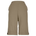 thumbnail image 5 of Atogsazn Womens Summer Linen Capris Casual Cotton Elastic Waisted Cropped Pant Athletic Trouser with Pocket Beige L Fashion, 5 of 6