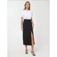 thumbnail image 3 of Maxi Bodycon Skirt with Slit, 3 of 5