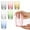 Grey,Green,Clear,Pink,Sky Blue,Yellow, variant on 1pc Acrylic Drinking Cups, Unbreakable Water Tumbler, Reusable Plastic Drinking Glasses, Stackable Beverage Tumbler for Juice, Lemonade, Ice Coffee, BPA-free, Dishwasher Safe (Sky blue)