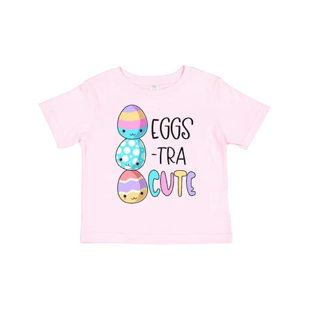 

Inktastic Eggs-tra Cute Fun Easter Eggs Gift Toddler Boy or Toddler Girl T-Shirt