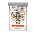 thumbnail image 2 of Ambesonne Tribal Fitted Sheet & Pillow Sham Set, Design and Words, Twin, Multicolor, 2 of 3