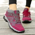 thumbnail image 2 of Waterproof Non-slip Thick Fur Wedge Suede Winter Shoes For Women, 2 of 2