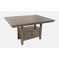 thumbnail image 5 of Jofran Prescott Park Modern Contemporary 74'' Storage Dining Table with Tile Inlay and Adjustable Height, 5 of 5