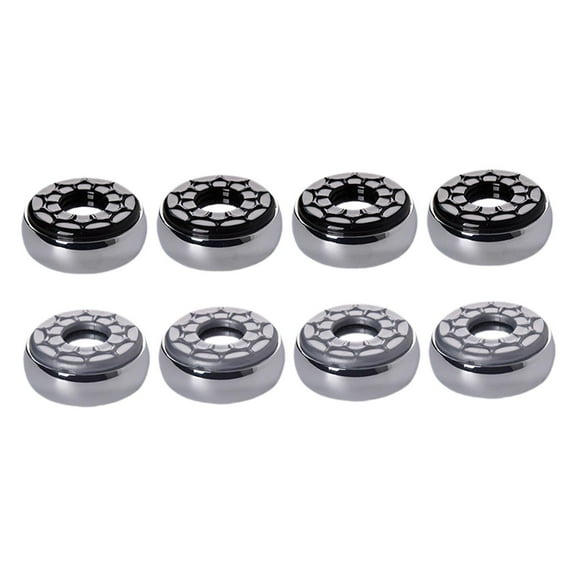 8 Pcs Shuffleboard Pucks Weighted Discs Tournament Set Polished Steel 58mm for Indoor Table Game