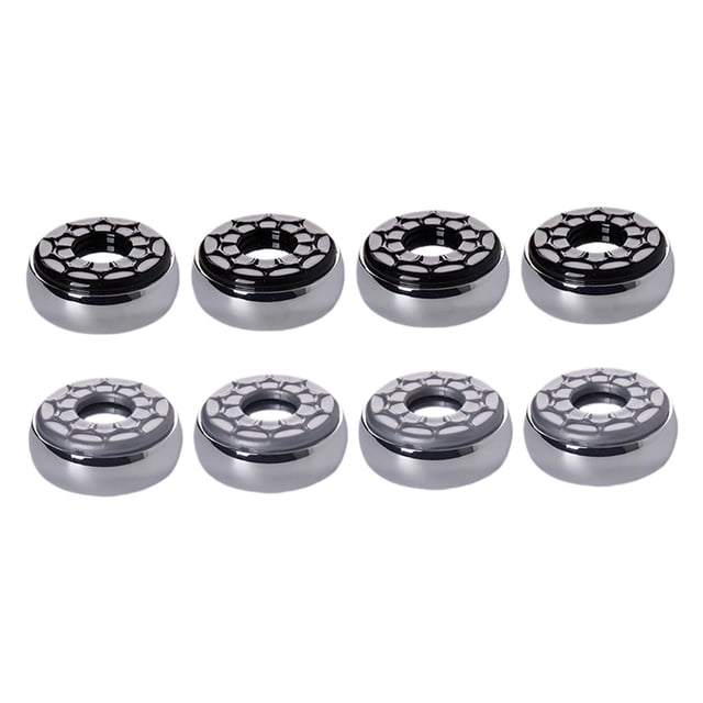 Juego de 8 discos de tejo de 58 mm de diámetro, accesorios para entretenimiento doméstico profesional con discos lastrados de diseño biselado.