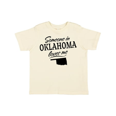 

Inktastic Someone in Oklahoma Loves Me Gift Toddler Boy or Toddler Girl T-Shirt