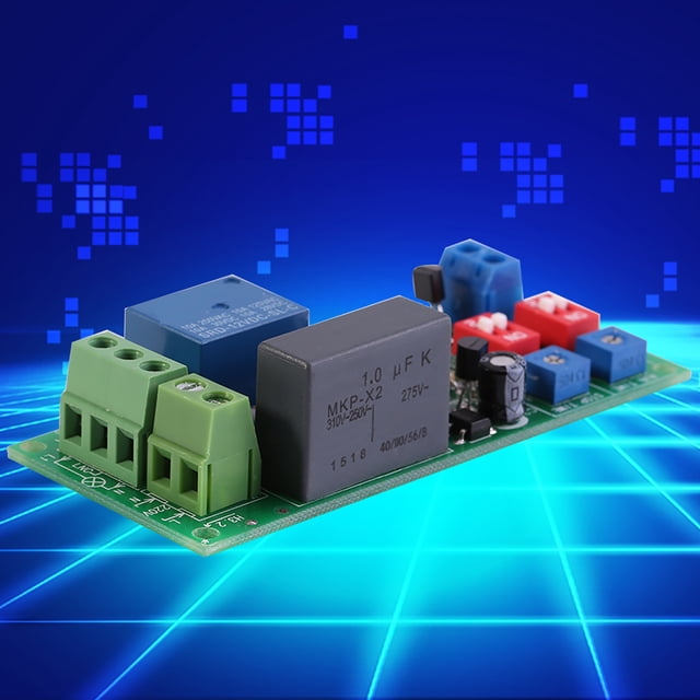 Timer Relay Module, AC100V-250V Adjustable Delay On/Off Switch Module Timer Module Timer Switch Module For Timer Operating Equipment