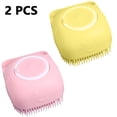 thumbnail image 1 of 2 cepillos de masaje de champú de silicona, cepillo de ducha de silicona, cepillo de cuerpo suave, cepillo de baño de mano, cepillo de limpieza de ducha de masaje para hombres, mujeres, mascotas, perros, gatos, aseo Vhermosa 222548-3, 1 of 8