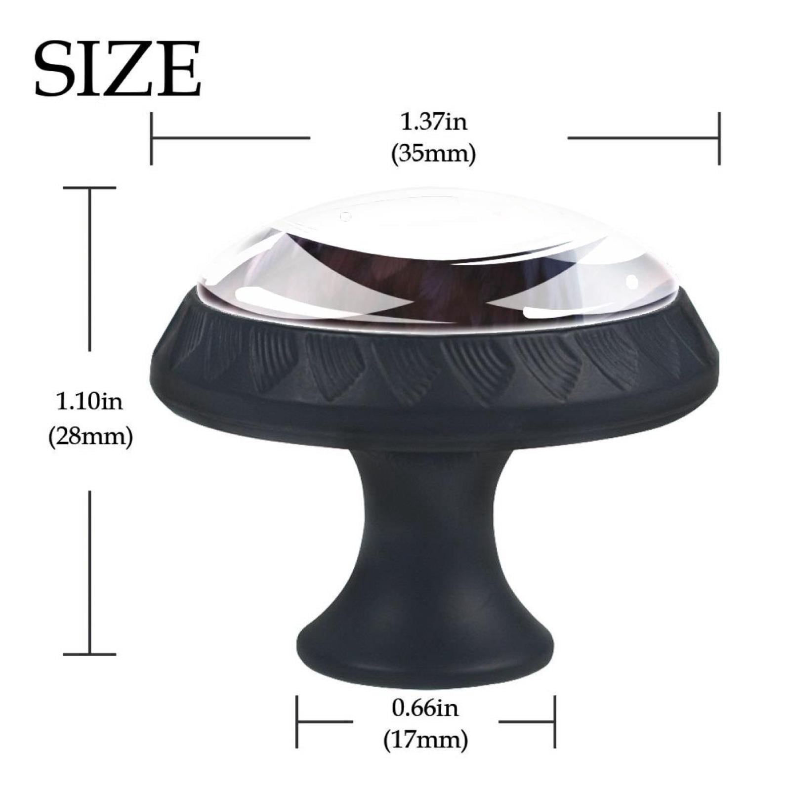 4 Pcs Eagle and American Flag Knobs for Kitchen Cabinet Cupboard Dresser Bookcase Drawer Pulls Handles Round Home Decor