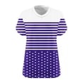 thumbnail image 4 of cfhntfmh Plus Size Tops for Women Casual Summer Half Sleeve Flowy Shirts V Neck Trendy Print Basic Blouses, 4 of 4