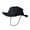 Black, variant on Unisex Outdoor Sun Shield Fisherman Hat with Wide Brim for Hiking and Casual Wear Breathable UPF Sun Beret Style Cap for Men and Women Grey One Size