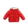 thumbnail image 2 of Godderr 1-5 Years Girls Boys Winter Fall Jackets Coats Toddler Short Fleece Coats Baby Soft Snowsuit Outwears with Hoodie Latest Fashion Jackets, 2 of 8