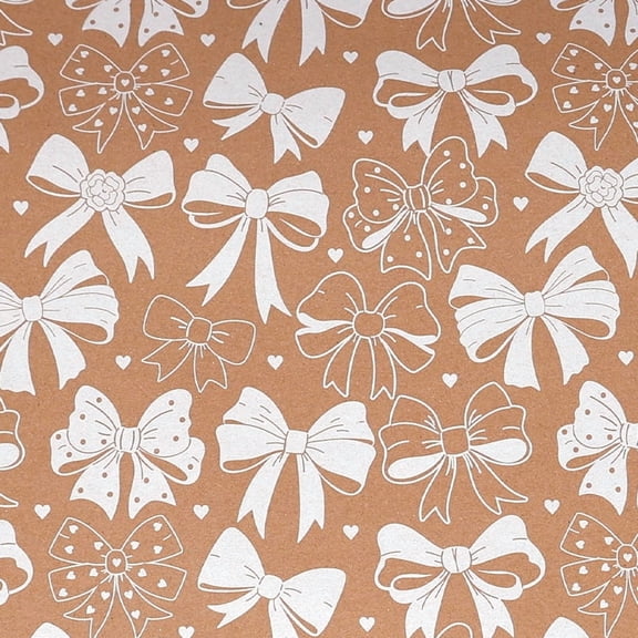 Christmas Wrapping Paper Roll Bow Snow House Berries Elk Patterns Kraft Paper Gift Wrap Paper Large Gift Craft Paper Christmas Festival Gift Decorative Paper