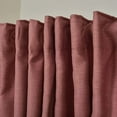 thumbnail image 5 of 3S Brother's Home Decorative Pink Curtains Extra Wide Extra Long Luxury Colors Linen Look Custom Made 5-25 Feet Made in Turkey Hang Back Tab ( 1 Panel ) Home Décor (52"Wx156"L), 5 of 6