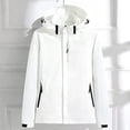 thumbnail image 4 of Enjoytime Raincoat for Women Waterproof Lightweight Windbreaker with Hood Loose Outdoor Cycling Bike Windproof Rain Jacket with Pockets, 4 of 8