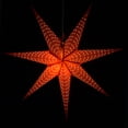 thumbnail image 2 of Radius Orange Paper Star Light with 12 Foot Power Cord Included, 2 of 4