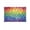 Red, variant on Outdoor Sun Shade Sail 12'x16', Rainbow Patchwork Patio Beach Shade Canopy Cloth Waterproof, Watercolor Colorful Diamond Art TearResistant & UV Protection Sun Sail for Backyard Garden Deck