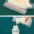 thumbnail image 4 of Breastmilk Storage Bags 30 Count 3.4 OZ Milk Freezer Bags for Breastfeeding Milk Storage Bag Leak Proof Zipper Seal, 4 of 6