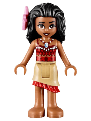 stempel Giraf Presenter LEGO Disney Moana - Tan Skirt, Bright Pink Flower (41150) Minifigure -  Walmart.com