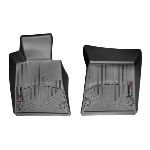 WeatherTech Custom Fit FloorLiners compatible with Mercedes AMG SLK 55, SLC-Class, AMG SLC 43, SLK 55 AMG, SLK-Class - 1st Row (Driver & Passenger), Black