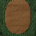 thumbnail image 6 of Dwelliawo Mens Sweaters and Pullovers Knitted Long Sleeve Quater Button Outdoor Stand Collar Sweaters with Elbow Patches Winter Pullover Sweater Army Green 3XL, 6 of 6