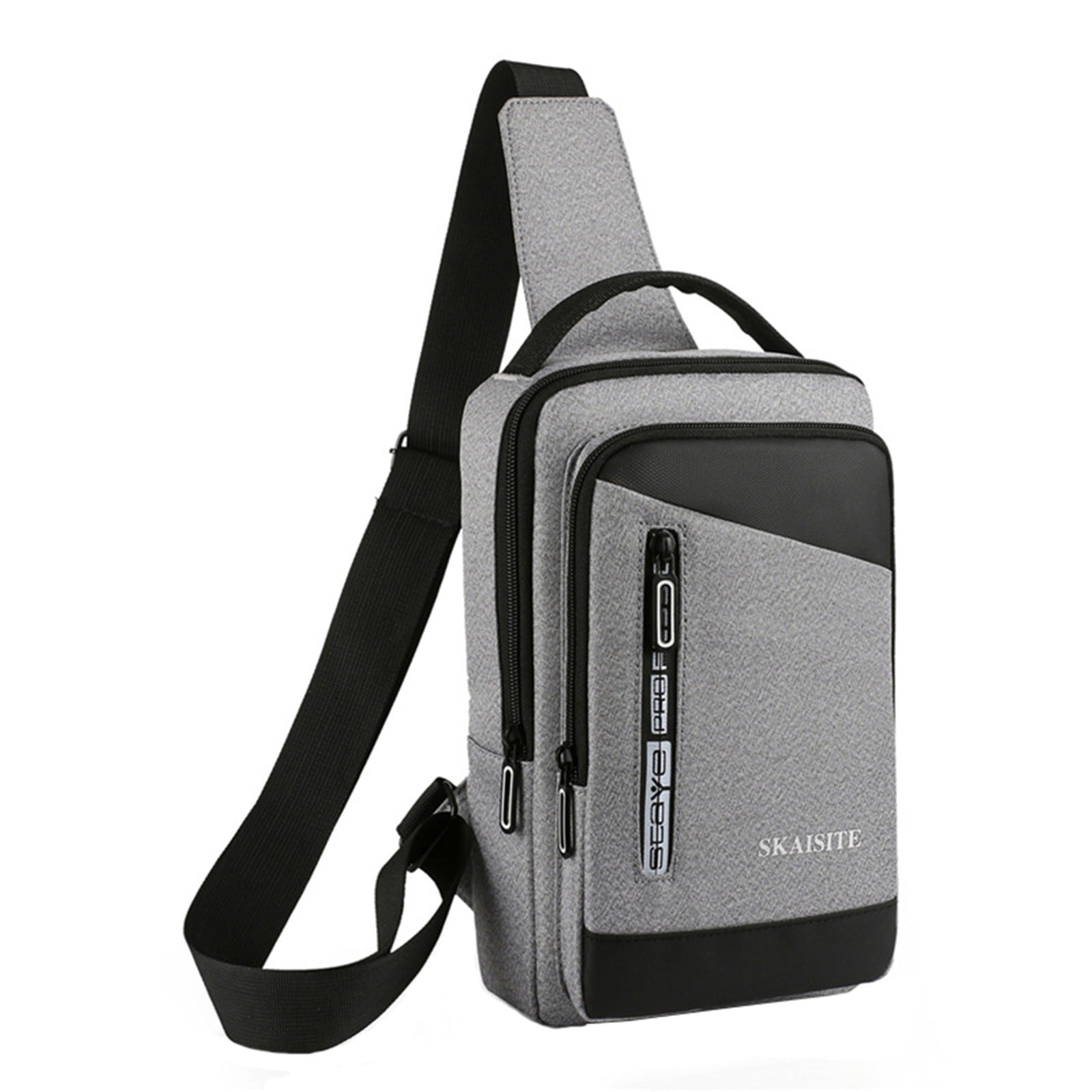 sunhillsgrace waterproof messenger bag solid color cloth outdoor leisure customize chest bag men