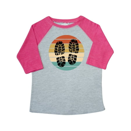 

Inktastic Hiking Boots Retro Sunset Gift Toddler Boy or Toddler Girl T-Shirt