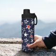 thumbnail image 7 of Hirioo Watercolor Stars for 18oz Sports Insulated Kettle for Gym Hiking Camping Running Mountain Bike Outdoor Sports, 7 of 7