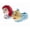 Blue, variant on Little Mermaid 3D Slippers Ariel and Flounder Warm Fluffy House Girls Slippers (Toddler Little Kids), Blue, Size: 5 6