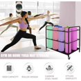 thumbnail image 2 of Yoga Mat Storage Rack Basket Workout Equipment Home Gym Storage Rack with Wheels Yoga Mat Holder Exercise & Fitness Organizer for Dumbbell Kettlebells Resistance Bands Yoga Blocks Foam Roller, 2 of 6