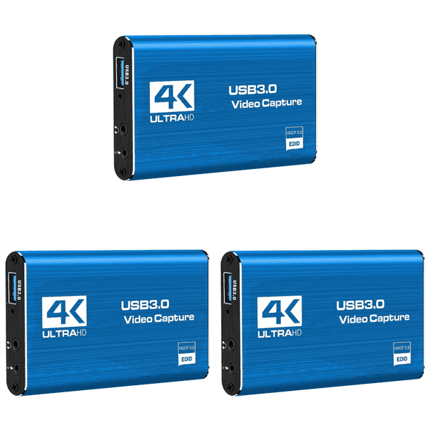 Tarjeta Vídeo 4K Compatible Con USB 3 0 1080P 60FPS Grabador