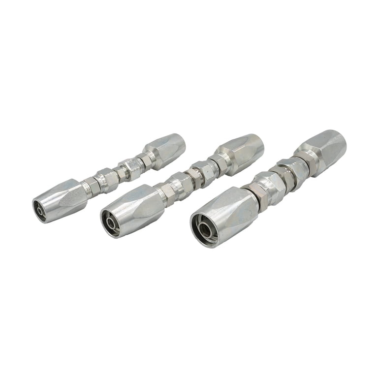 ANCIMOON 2PCS 1/4'' Reusable Hydraulic Hose Repair Fittings ANCIMOON 2PCS 1/4'' Reusable Hydraulic Hose Repair Fittings