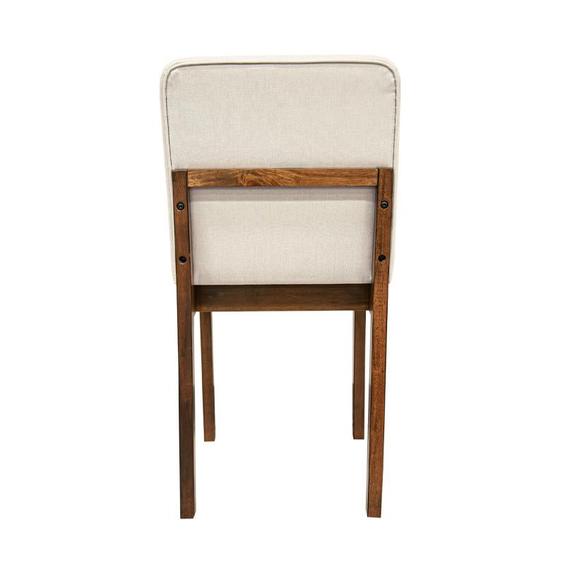 Aukfa Dining Table Set for 4, Kitchen Table & Chairs for Small Space Apartment, Brown
