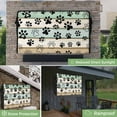 thumbnail image 2 of Outdoor TV Cover 48 to 50 Inches, Vintage Farmhouse Dog Paws Wood Grain Country Style Waterproof and Weatherproof TV Cover with Remote Control Pocket, Flat Screen TV Cover Protector for Outside TV, 2 of 6