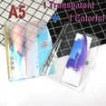 thumbnail image 7 of 2 PCS A5 Rainbow Soft PVC Notebook Binder Clear Soft PVC Notebook Cover, Loose Leaf Personal Planner Binder, 7 of 7