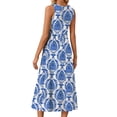 thumbnail image 6 of Fantaslook Summer Dresses for Women Sleeveless Casual Long Dress Beach Vacation Sundresses with Pockets, 6 of 10