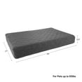 thumbnail image 5 of PETMAKER 36in Water-Resistant Dog Bed with Removable Washable Cover (Gray), 5 of 7
