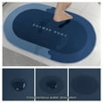thumbnail image 4 of 15.8x23.6in Super Absorbent Bath Rug - Silicone Non-Slip Shower Mat for Bathtub, 4 of 7