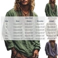 thumbnail image 5 of Men's Bohemian Style Printed Top Linen Long Sleeved V Neck Pullover Shirt Comfort Casual Summer Beach T Shirts Soft Loose Tops 2026, 5 of 5