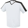 thumbnail image 2 of High Five 322731.226.S Youth Genesis Soccer Jersey, White & Black - Small, 2 of 2